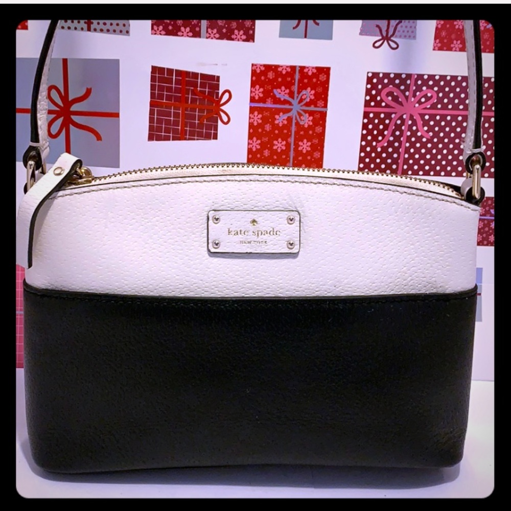 Kate Spade ♠️ Black/ White Mini CrossbodySling Bag